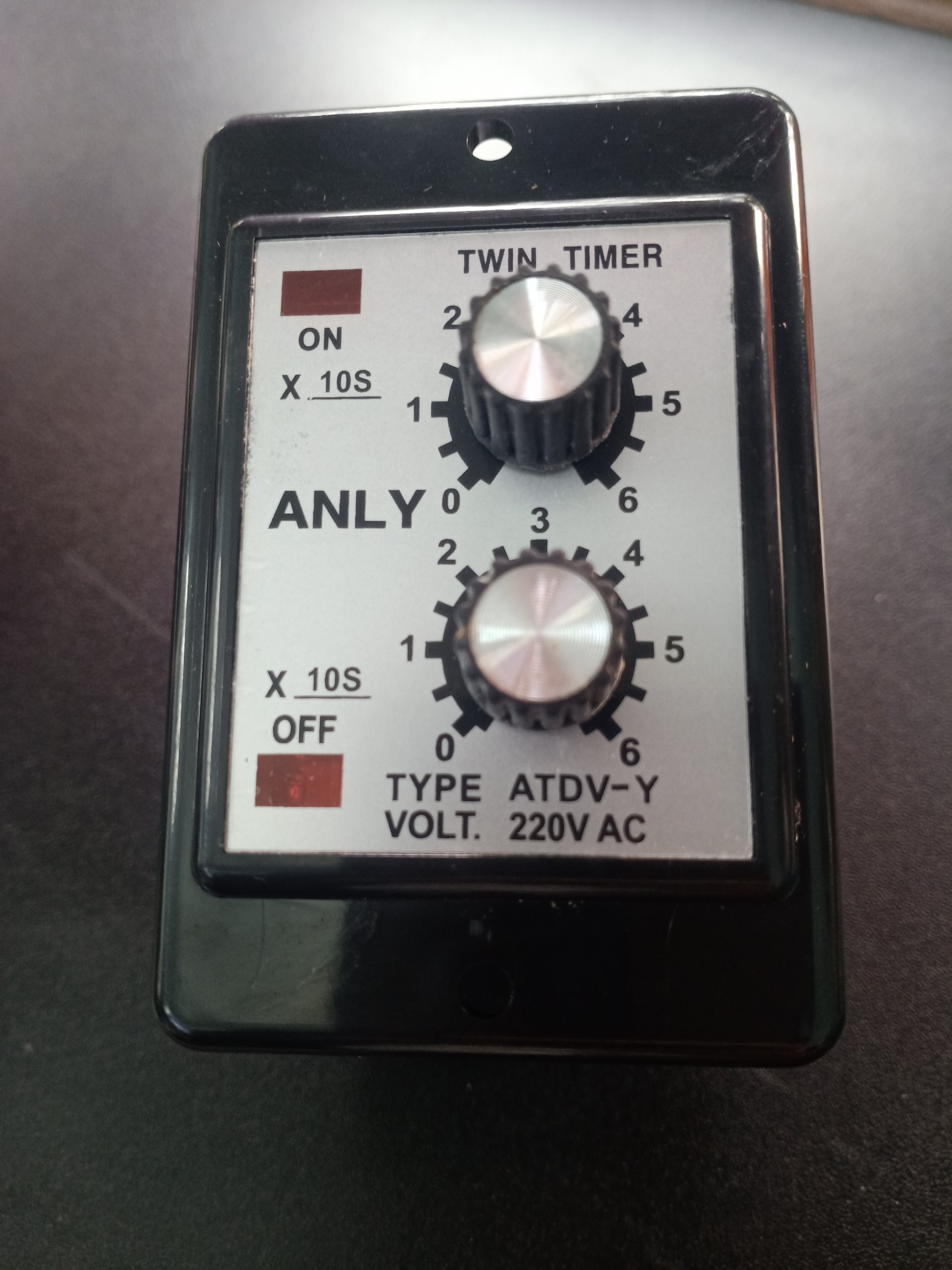 Relay thời gian đôi Anly ATDV-Y 220VAC 60 giây